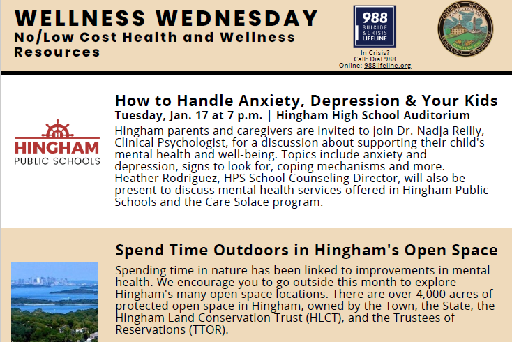 Wellness Wednesday January 2023 