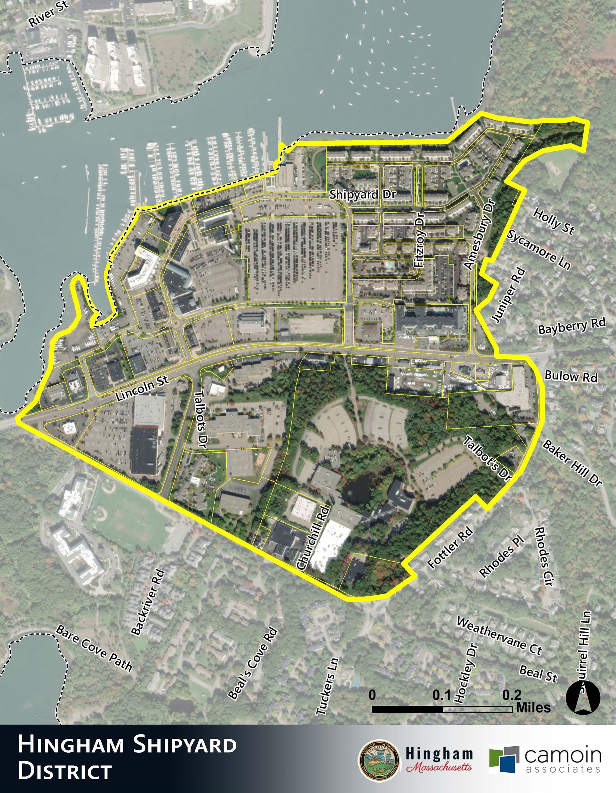 Hingham Shipyard Map