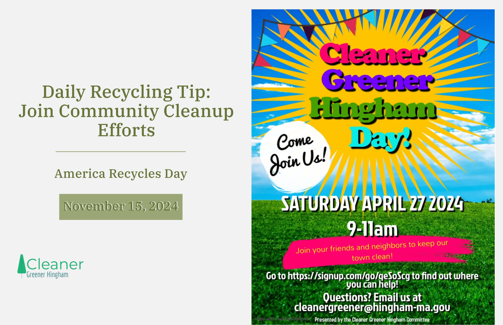 Participate in Local Cleanups