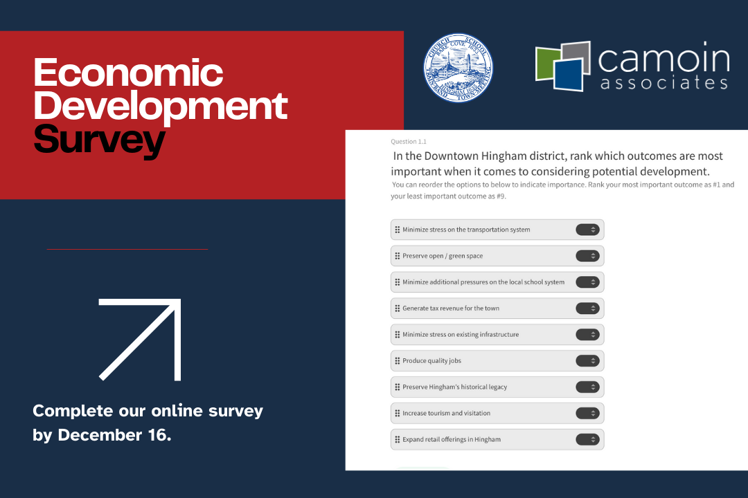 Image link to Hingham Economic Development Survey Link