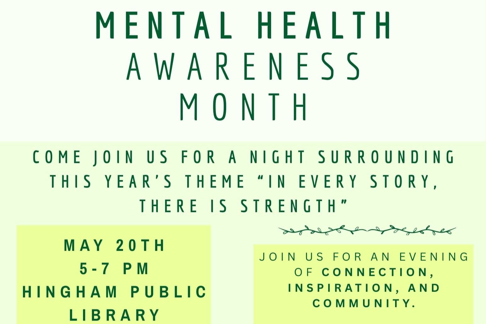 Mental Health Awareness Month May 20