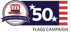 50 Flags to Support the Hingham 4th of July Parade