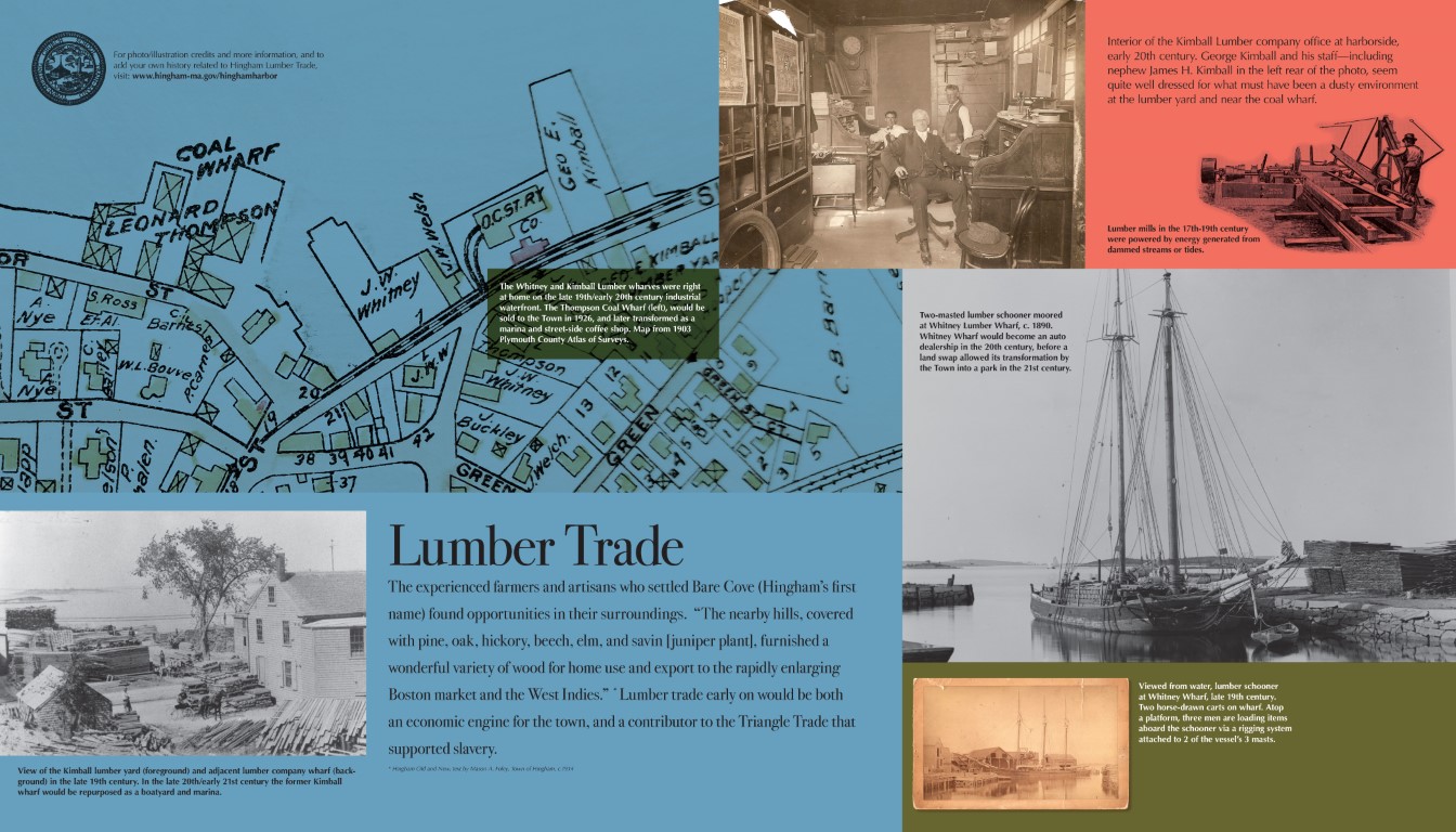 Lumber Panel Hingham Harbor