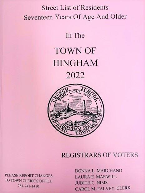 Town Clerk Street Listing